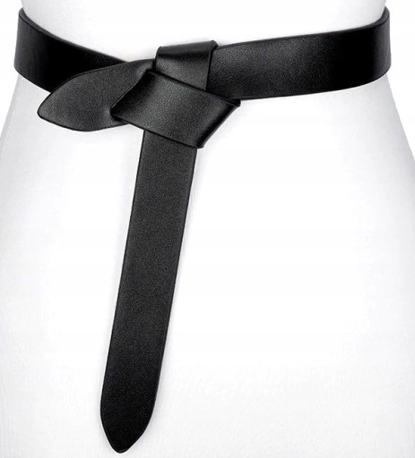 Kožený dámsky dlhý, elegantný opasok