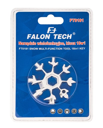MULTIFUNKČNÝ KĽÚČ SNEHULIENKA 18v1 GADGET KEYRING
