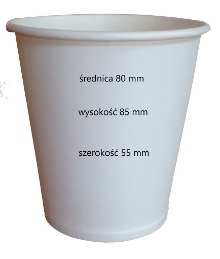 Papierové poháre jednorazový pohár 250 ml 50 ks