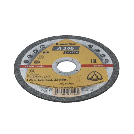 Kovový štít 125x1,6 mm KLINGSPOR Kronenflex A346 EXTRA