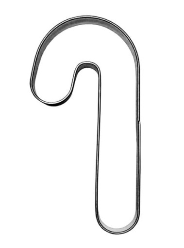 Forma v tvare SANTA'S STICK 9,7 cm - trstina