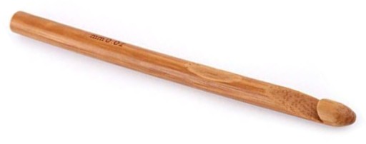Bambusový háčik s hrúbkou 10 mm a hrúbkou 15 cm