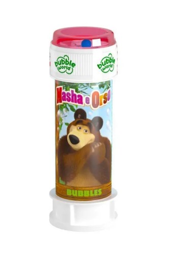 Mydlové bubliny 60 ml Máša a medveď