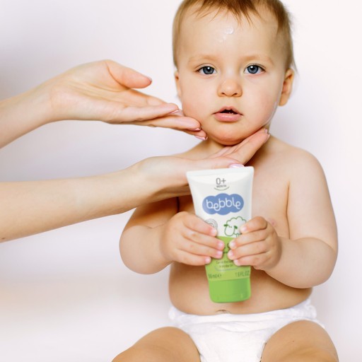 BEBBLE OCHRANNÝ KRÉM NA TVÁR pre detskú hodvábnu pokožku vitamín C 50ml 0+