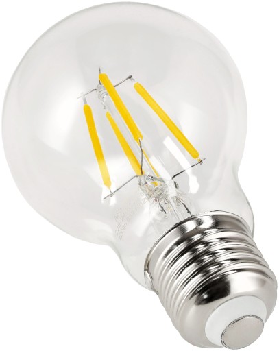 E27 Filament A60 LED žiarovka 6W Neutral 4500K