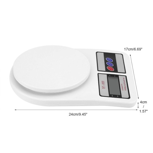 PRESNÁ KUCHYŇSKÁ VÁHA 10kg / 1g DOMÁCA ELEKTRONICKÁ TÁRA LCD + BATÉRIE