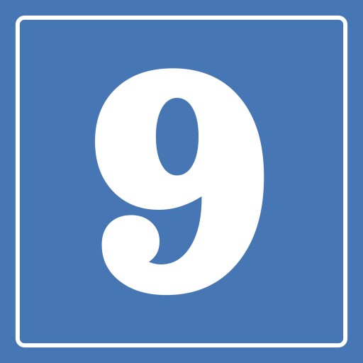 Č. 32 Číslica 9 - VÝSTRAŽNÁ TABUĽKA