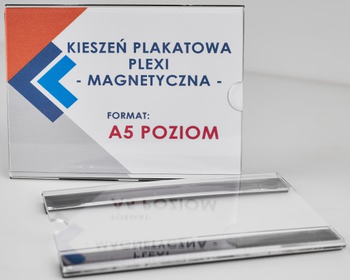PLEXI ÚLOŽNÉ VRECKO S MAGNETICKOU PÁSKOU S VÝREZOM - ÚROVEŇ A5