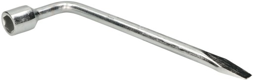 KĽÚČ NA AUTOMATICKÉ KOLESÁ 19MM, ZAHNUTÝ, CHROMOVANÝ