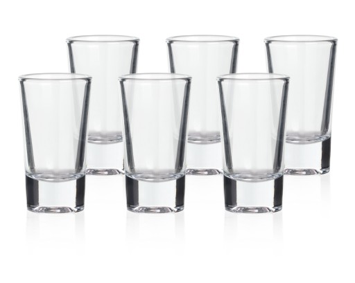 Poháre na vodku 6x25 ml transparentné Roy Trend Glass