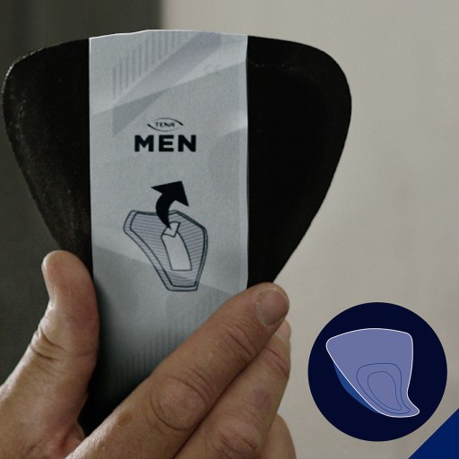 TENA MEN Extra Light anatomické vložky 14 kusov