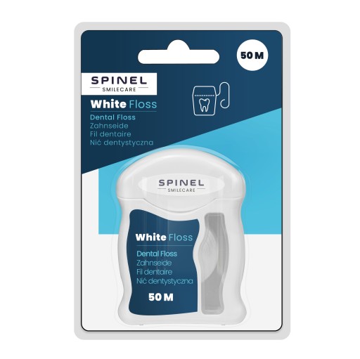 SPINEL WHITE FLOSS DENTAL Flosser 50M PTFE VOSK