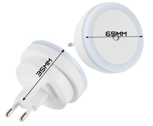 LED nočná lampa pre kontakt DUSK SENSOR