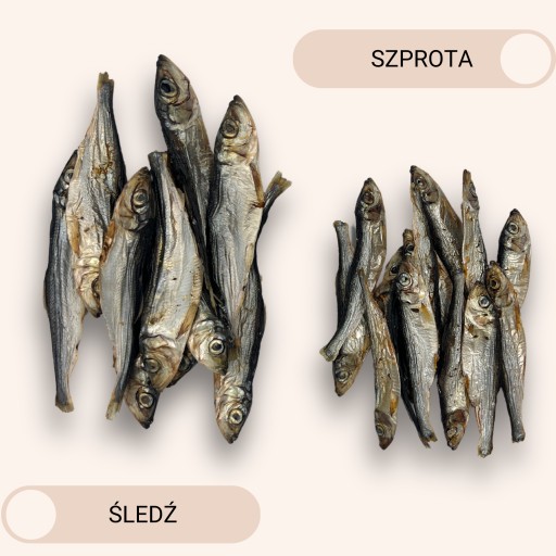 Sušený slede PREMIUM pre psov a mačky 100g