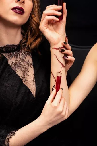 HALLOWEENSKÉ TETOVANIE RANY JAZNY KRVI STRAŠNÉ 13 ks