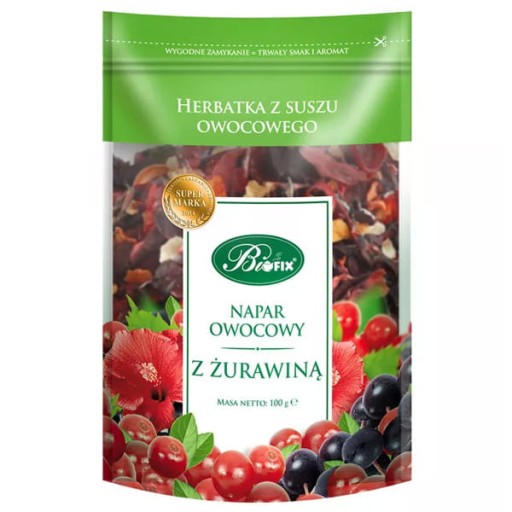 Bi Fix Ovocný nálev s brusnicami 100g list