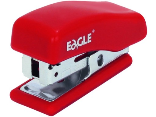 KANCELÁRSKA ZOŠÍVAČKA MINI EAGLE 868 10 STR. ČERVENÁ