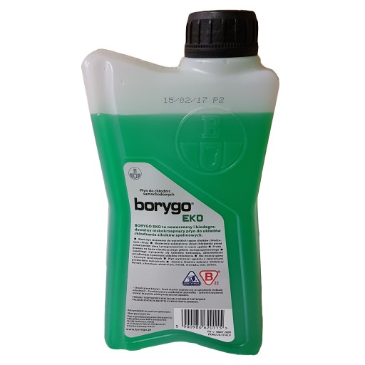 Borygo Eco zelená kvapalina do chladiča 1L