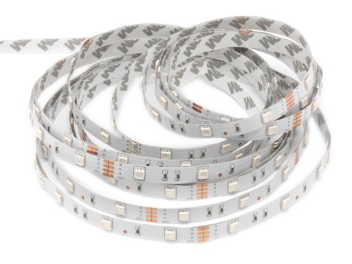 RGB 5050 LED pásik 1m 30 diód Colorful Solid 12V