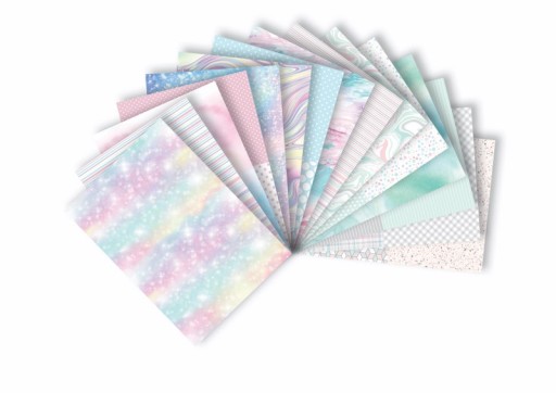 ŠŤASTNÝ FAREBNÝ BLOK S PASTELOVÝMI MOTÍVMI A4 26 MOTÍVOV