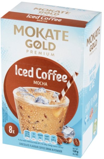 Ľadová káva Mocha s príchuťou čokolády 8x15g Mokate