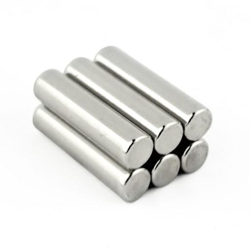 VALEC NEODYMOVÝ MAGNET 5x20 N38 SADA 6 ks