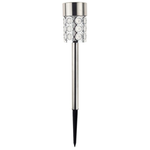 LAMPA NA SOLÁRNY POHON GLAMOUR SILVER CRYSTALS ZÁHRADNÁ POSLEDNÁ LAMPA