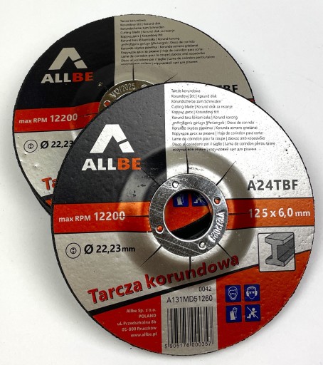 KOVOVÝ BRÚSNY KOTÚČ 125MM 6,0MM OCEL ODOLNÝ