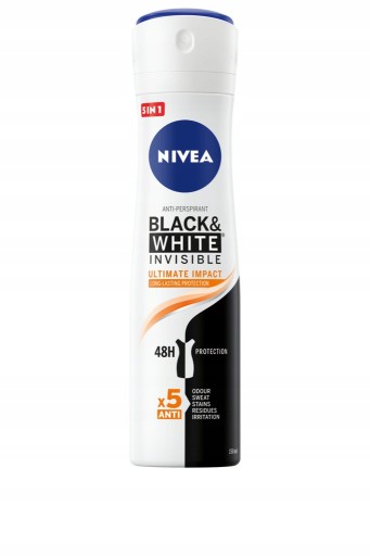 NIVEA Dámsky antiperspirant BLACK&WHITE 150ml