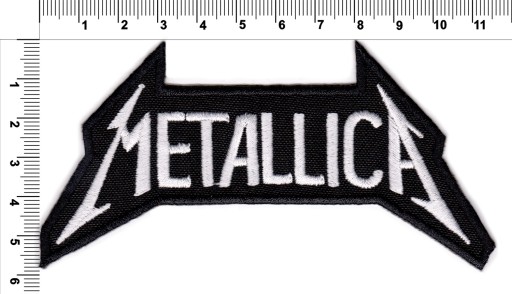 Vyšívaná termolepiaca náplasť METALLICA