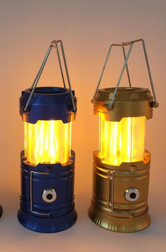 TURISTICKÁ LAMPA BATERIE CAMPING SOLAR LED USB baterka