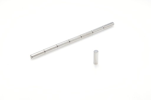 Neodymový magnet valcový MW 3x10 mm N38 10 ks