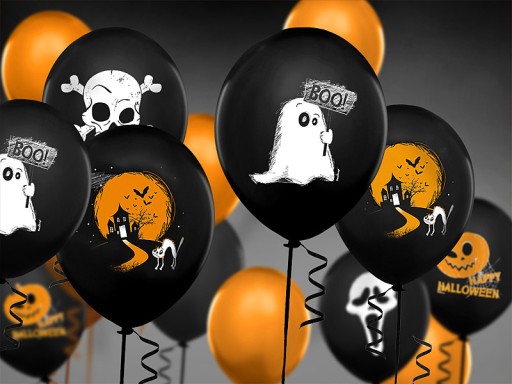 Jedinečný 30CM balón s duchom na Halloween pre deti