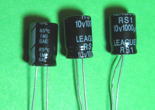Elektrolytický kondenzátor 1000uF/10V 85*C 10 ks