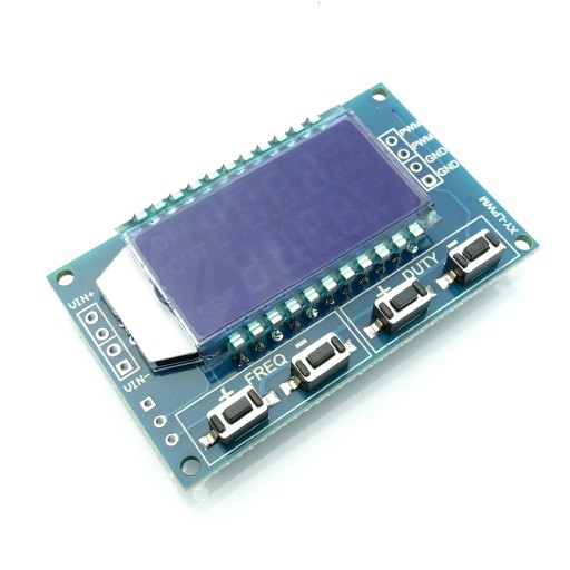 PWM generátor 1Hz-150kHz 3,3V-30V TTL LCD XY-LPWM