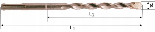 VŔTAČKA DO BETÓNU VŔTAČKA 6X160 SDS+ TWISTER