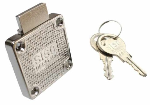 Zámok štvorcový nábytkový 850 dlhý cylinder 19x32mm