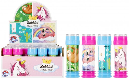 MYDLOVÉ BUBLINY JEDNOROŽEC LAMA SLOTH FLAMING 55 ML