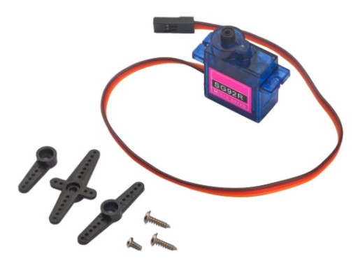 Servo Servo mechanizmus micro TowerPro SG92R 9g uhlík 2,5kg/cm PWM 90 stupňov