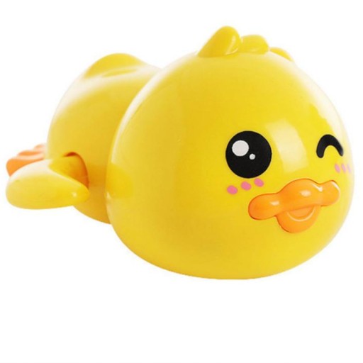 KÁČKA NÁJDENÁ V VODE BAZÉNU PLÁVA NAD VODOU
