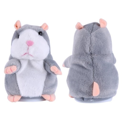 INTERAKTÍVNY HOVORICI HAMSTER TALKER GREY MOckingbird