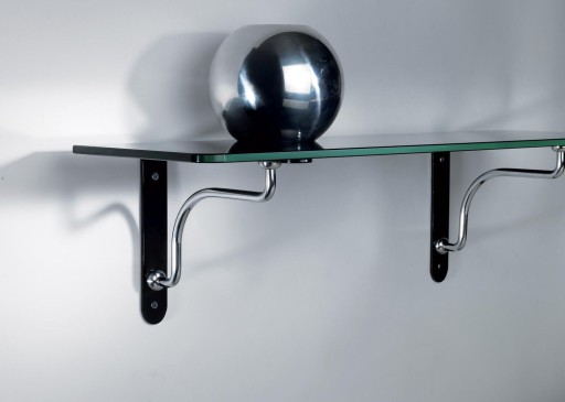 Podpera police PALLADIO Black Chrome 23cm