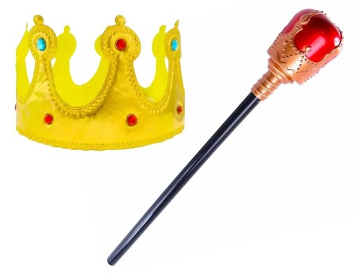 KRÁĽOVSKÉ žezlo, ZLATO A ČERVENÝ KROJ KRÁĽA