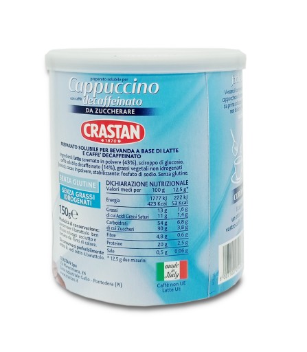 Crastan Cappuccino Káva bez kofeínu 150g