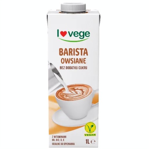 Lovege Barista Owsiane ovsený nápoj ku káve 1l