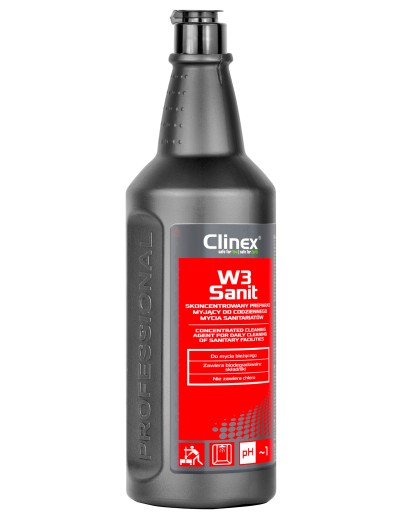 Clinex W3 Sanit 1l Koncentrovaný do sanitárnych zariadení