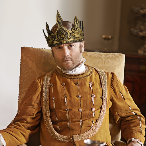 ROYAL IMPERIAL CROWN kráľovský cosplay realistický vzhľad v zlatých tónoch