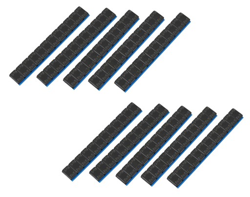 Závažia lepené na GRAFIT ráfiky 12x5g 10 pásikov