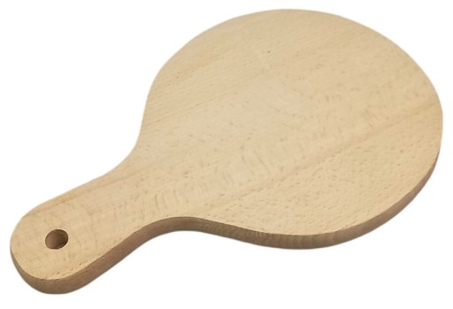 KRAJNÁ DOSKA OKRUHÁ S RÚDNOU 18 CM DREVO