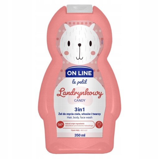 Hydratačný gél 3v1 s vôňou sladkých cukríkov On-Line 350ml
